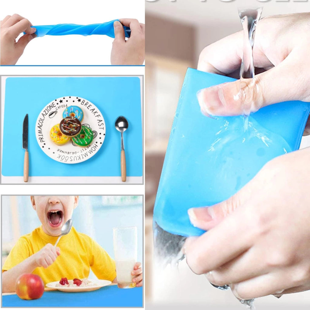 Set di 4 tappetini in silicone per lavori creativi, dimensioni 40,3x30,3 cm e 29,7x21,2 cm
