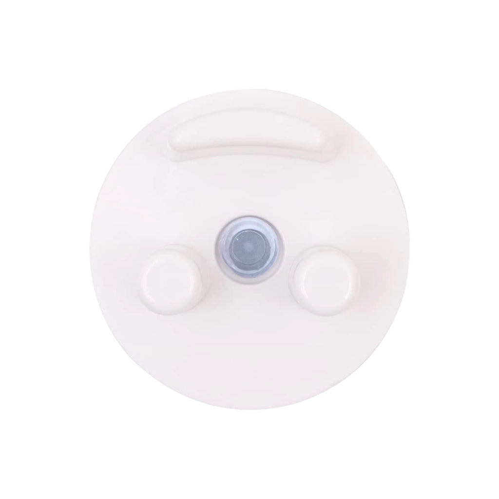 Set di 2 portaspugne, a scarico automatico, in ABS, colore bianco, per cucina e bagno