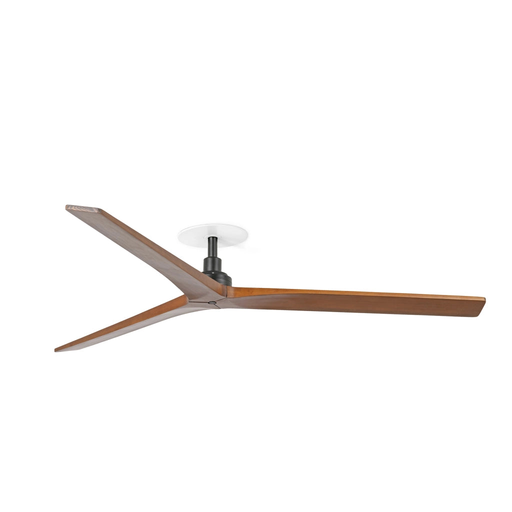 KLIM RECESSED L Ventilatore da soffitto nero/noce TUYA
