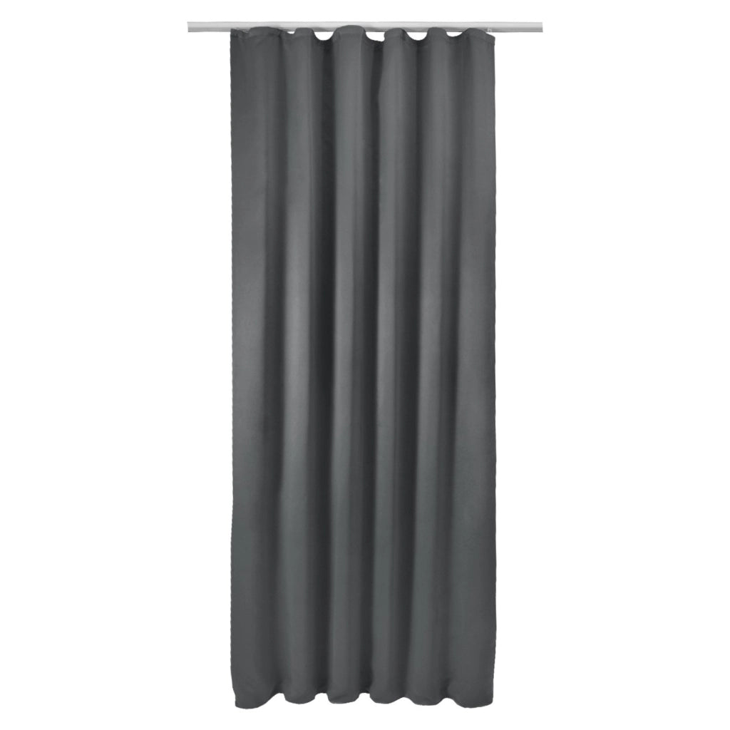 Tende oscuranti, set da 2, 140x245 cm, colore antracite