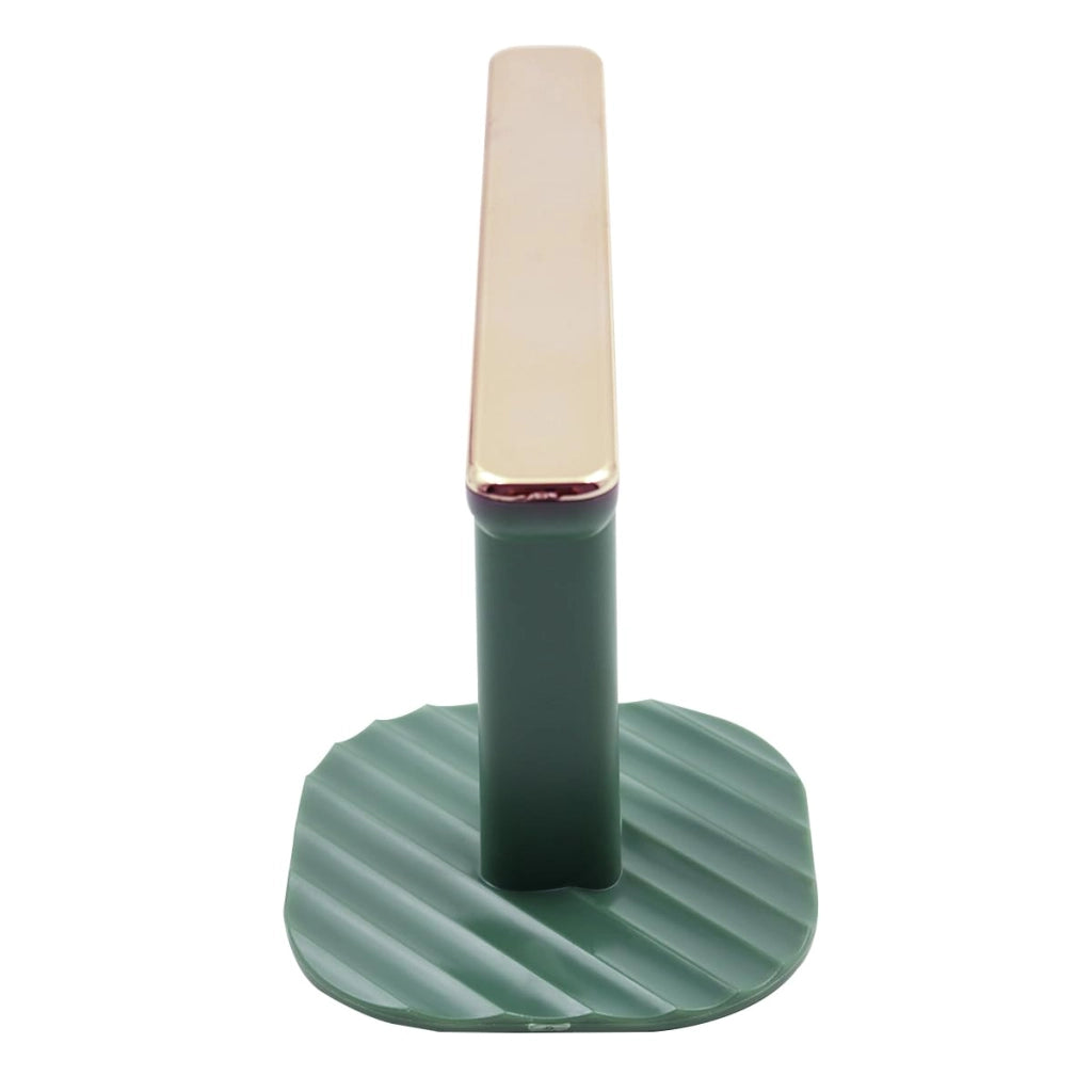 2 ganci adesivi per tende, colore verde, dimensioni 14,5 x 7 cm, multifunzione