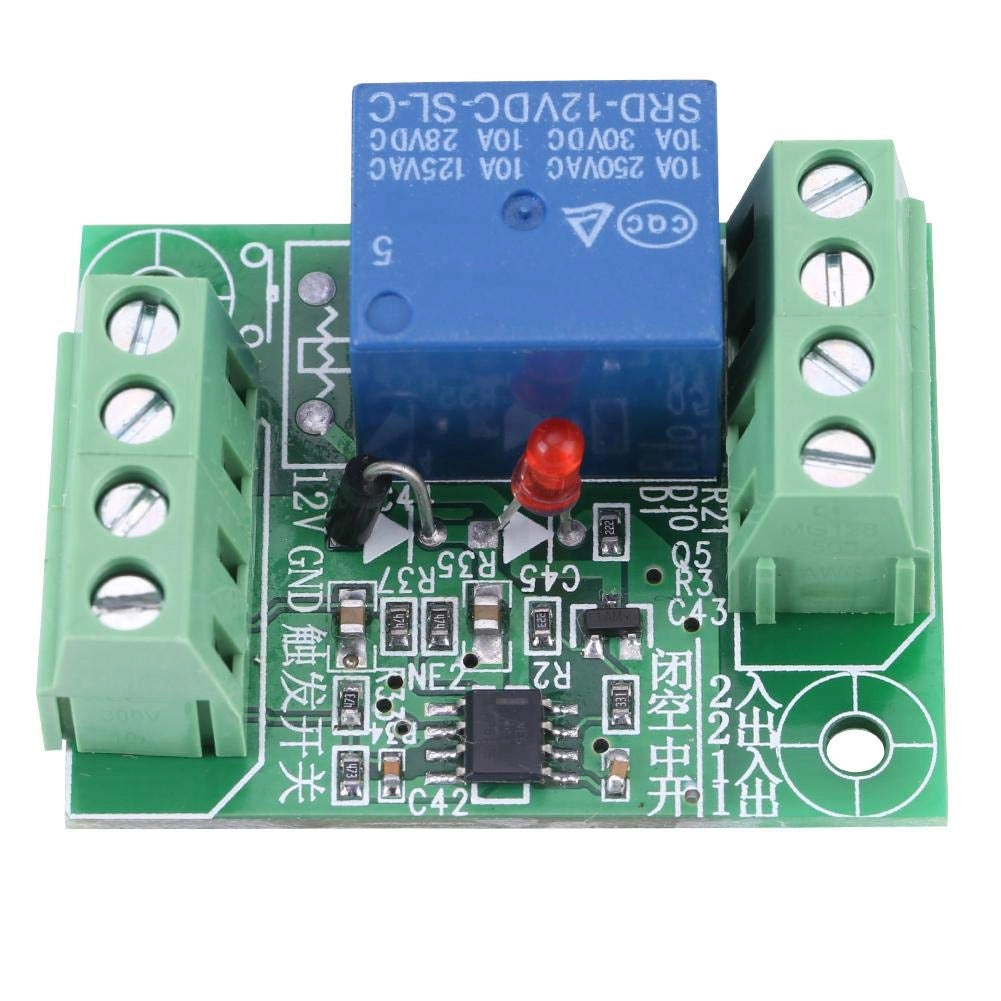 Modulo relè, monicanale, bistabile, 12 V DC, interruttore di comando