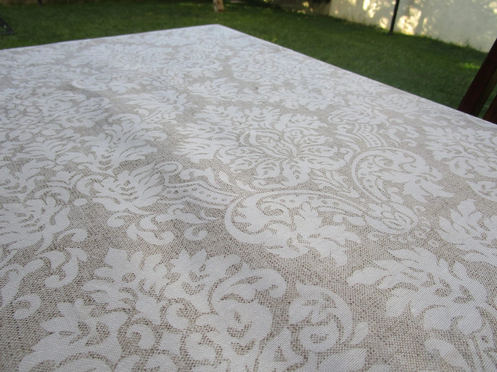 Tovaglia rettangolare, dimensioni 140x140 cm, design etico, 100% cotone
