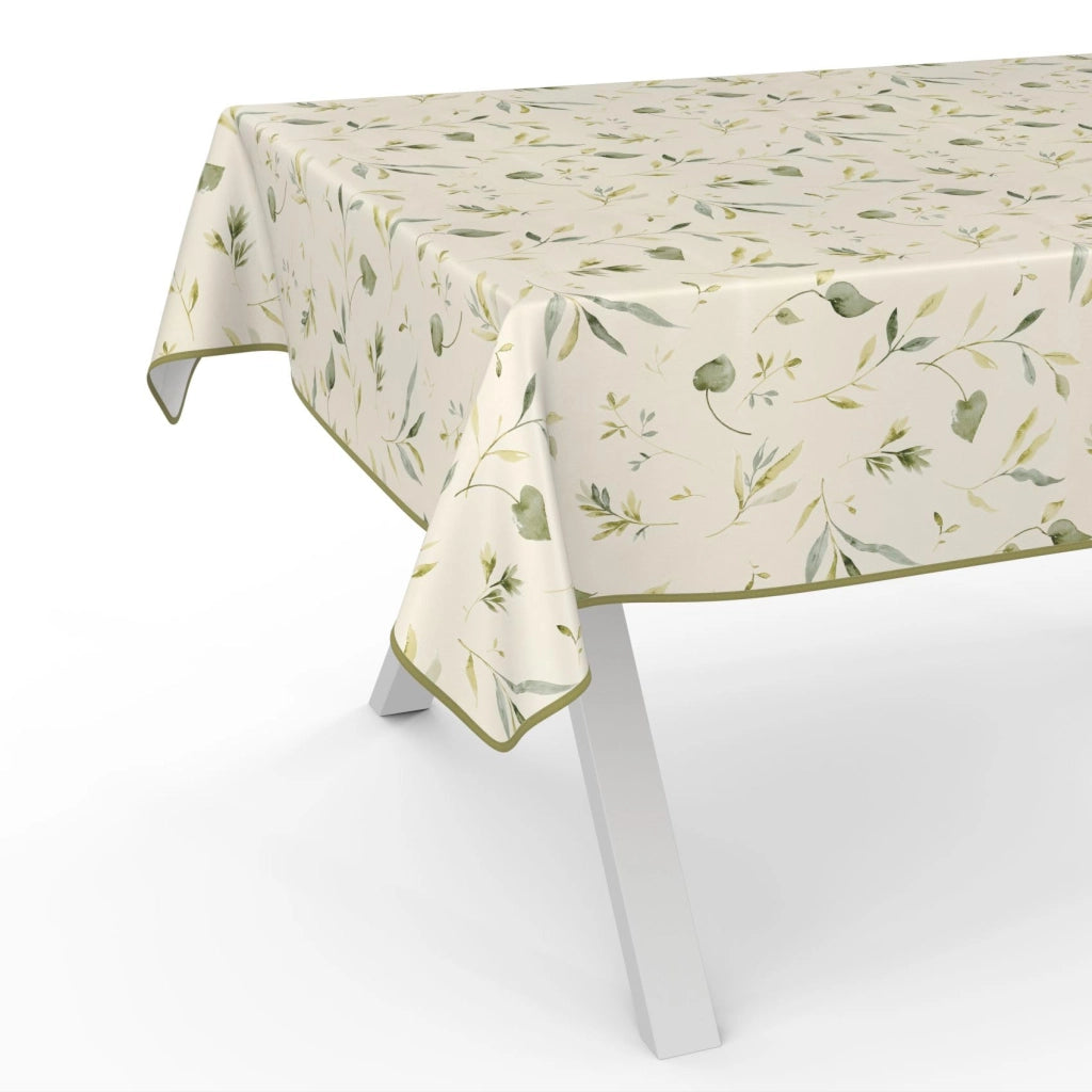 Tovaglia lavabile, dimensioni 200x140 cm, motivo "Canada Floral", idrorepellente