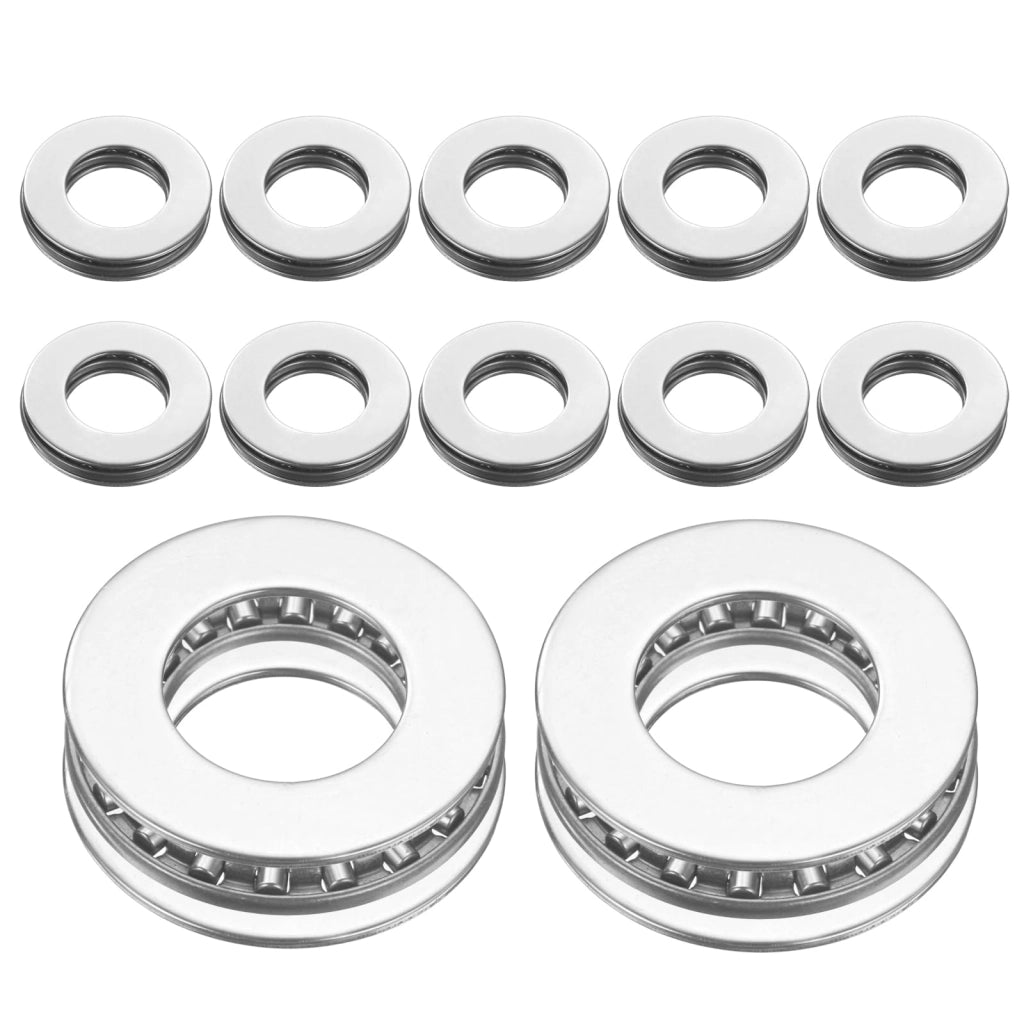 Kit cuscinetti a rulli conici 12x AXK1226 + 24 anelli di separazione 12x26x4 mm