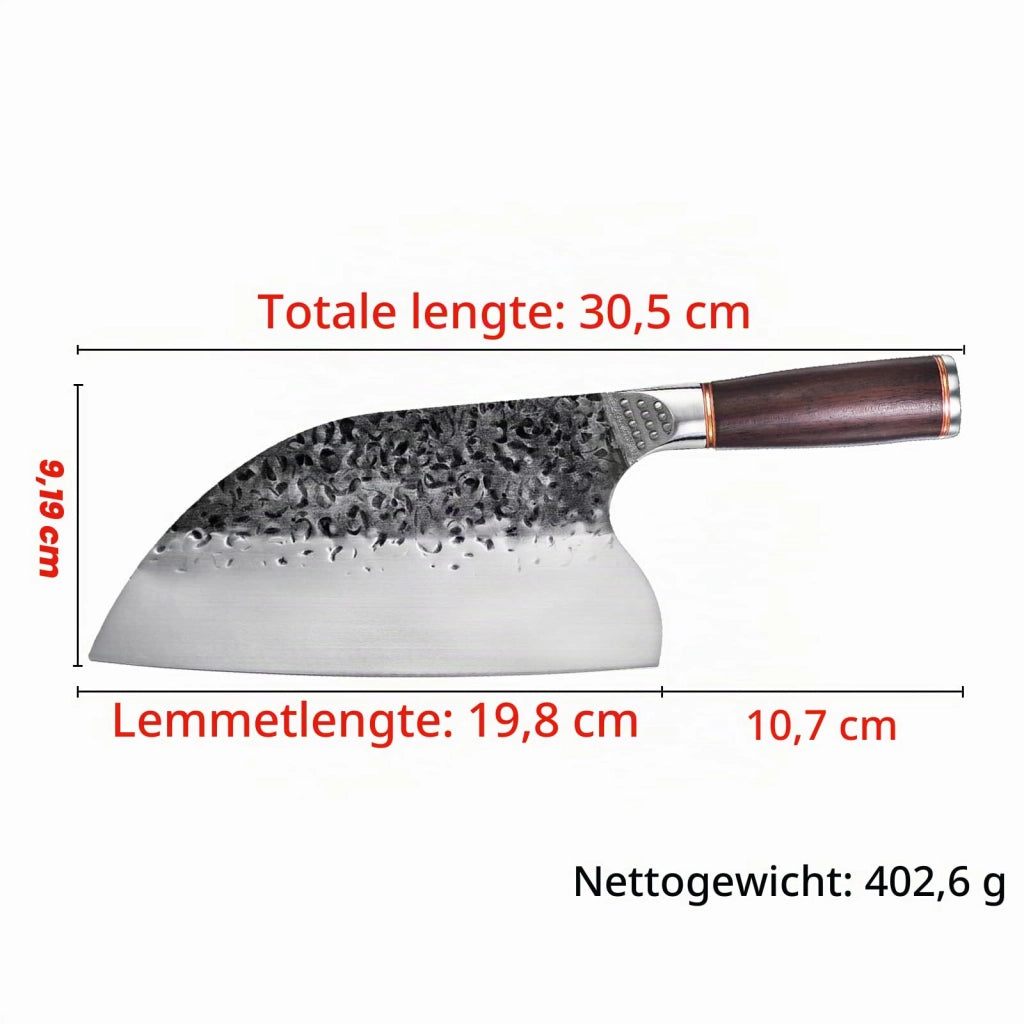 Set di coltelli da cucina, lama da 16,5 cm, acciaio inossidabile, manico in legno