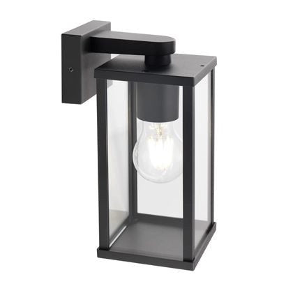 Applique In Basso E27 linea aurea nero