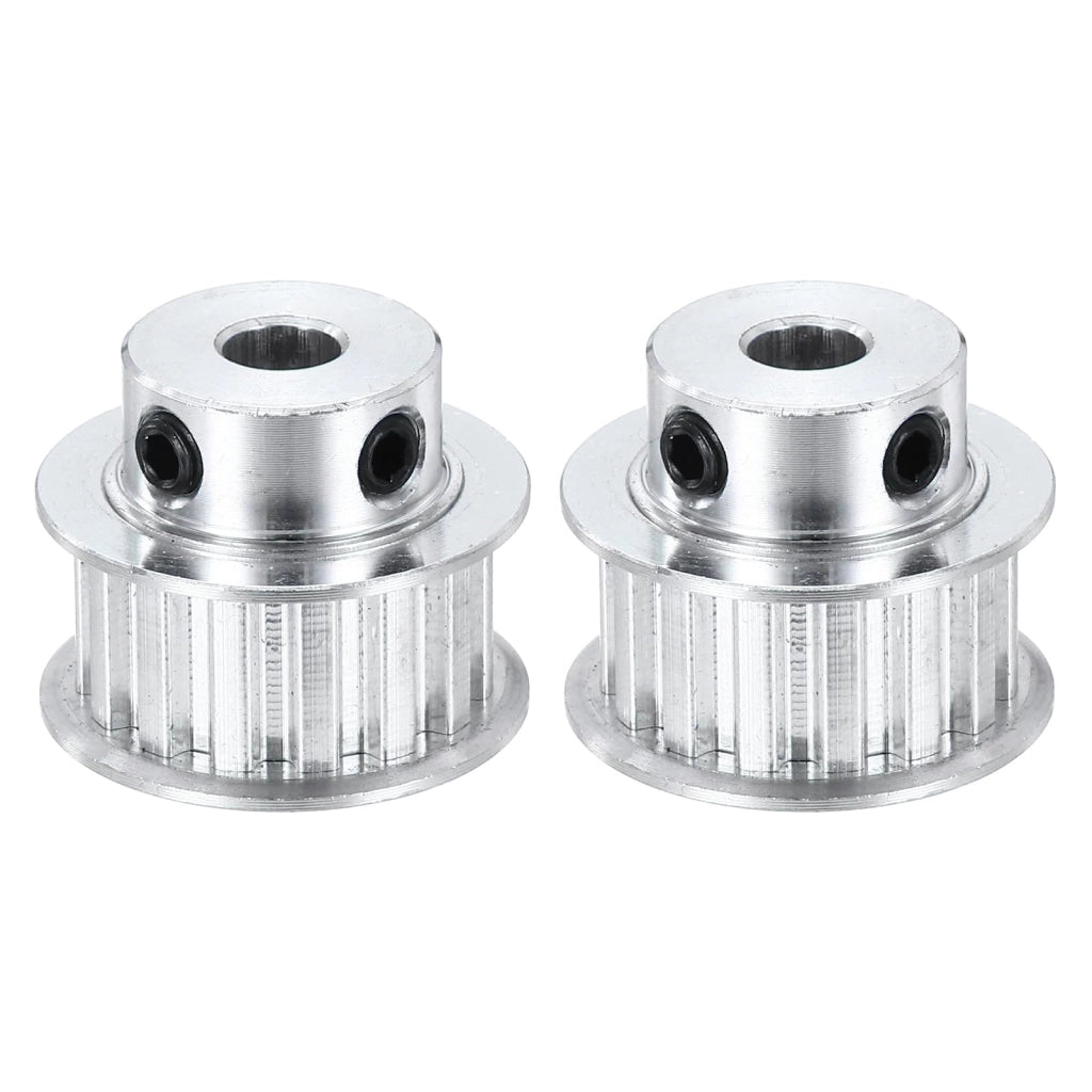 Confezione da 2 pulegge in alluminio per cinghie di distribuzione, 15 denti, foro di 8 mm, passo di 5,08 mm