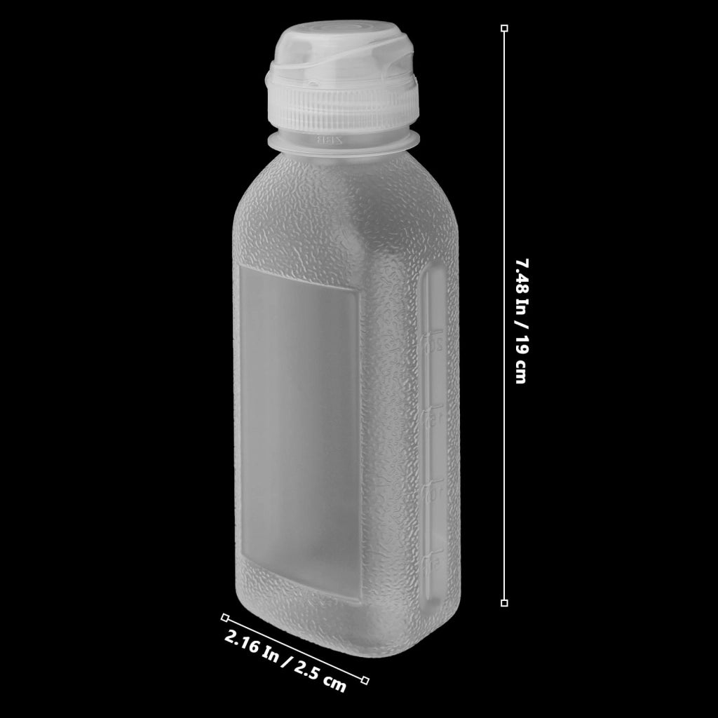 4 flaconi a pompa da 300 ml, a prova di perdite, trasparenti