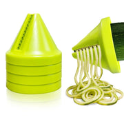 Spirale per verdure, set di 4 pezzi, funzionamento manuale, design compatto