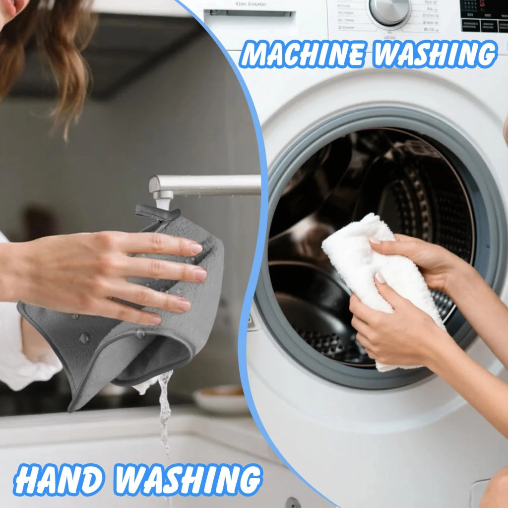 Salviette struccanti, 8 pezzi, lavabili e riutilizzabili, da utilizzare con acqua