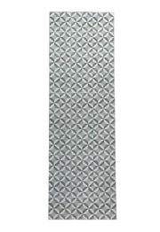 Tappeto in vinile, motivo a rombi, beige/grigio/bianco, 60x120 cm