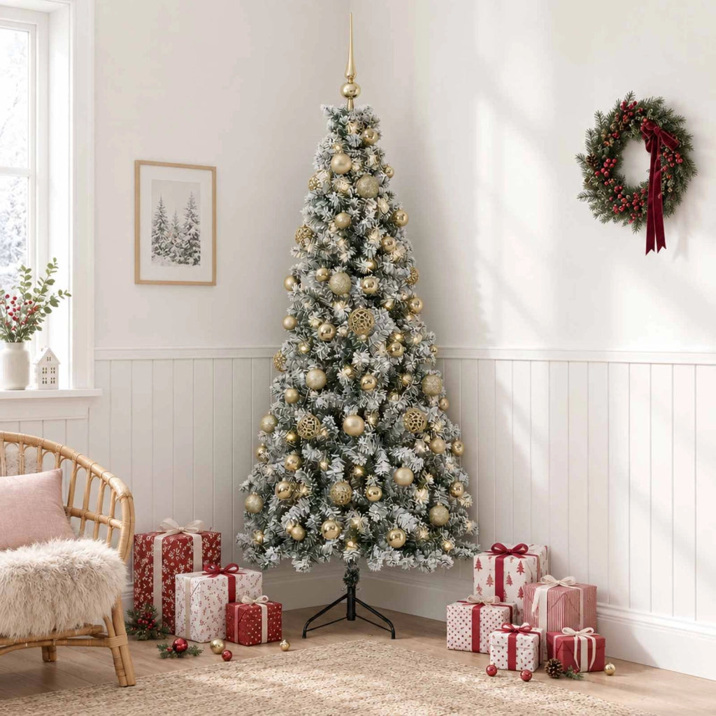 Albero di Natale artificiale con palline 210 cm 300 LED 3461028