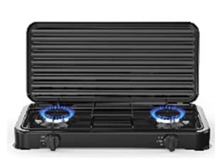 FORNELLO GAS 2 FUOCHI- - mm.577x278X53h. - 1 pezzi SYNTESY