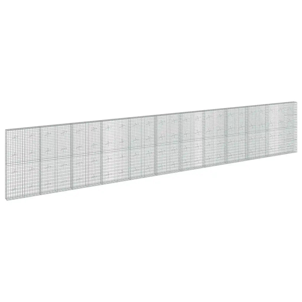 Gabione con Filo da 5 mm e Rete da 5x10 cm 1150x20x200 cm 3464609