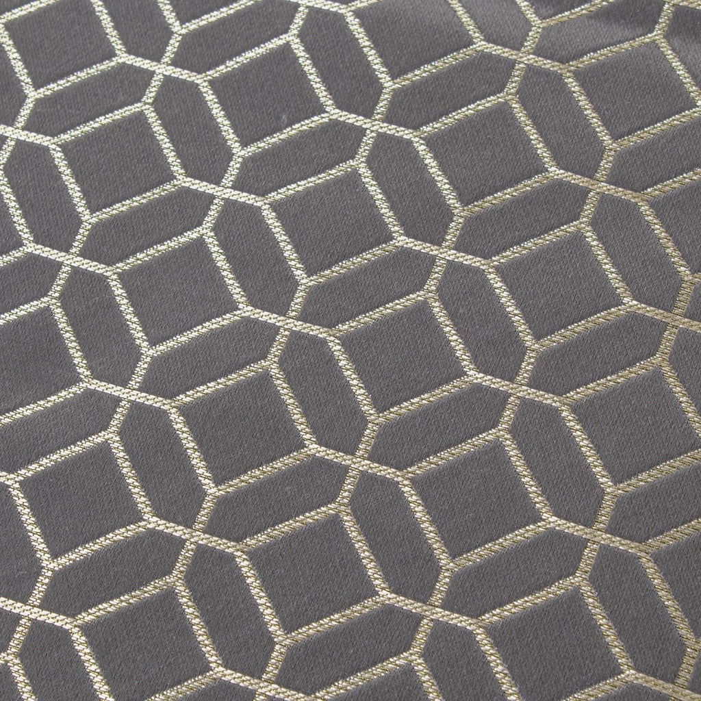 Tavolino da tavolo in poliestere, ottagonale, grigio-beige, 30x180 cm