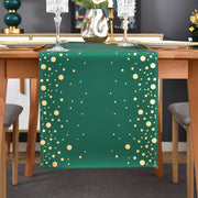 Tovaglia dorata con glitter, 33 x 140 cm, in poliestere, lavabile