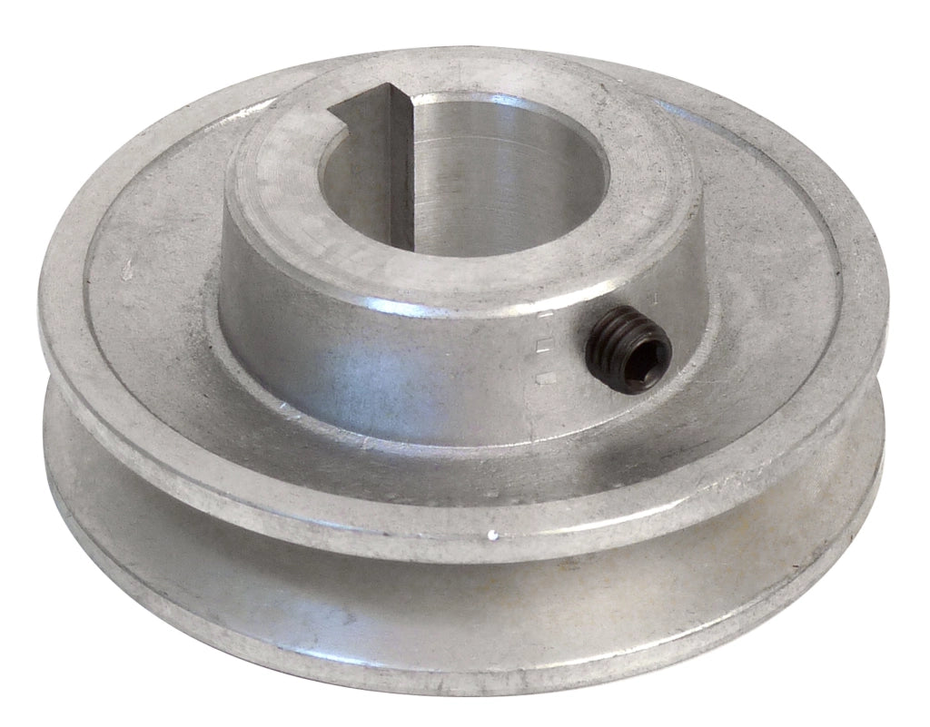 Puleggia in alluminio, diametro 80 mm / foro di 28 mm