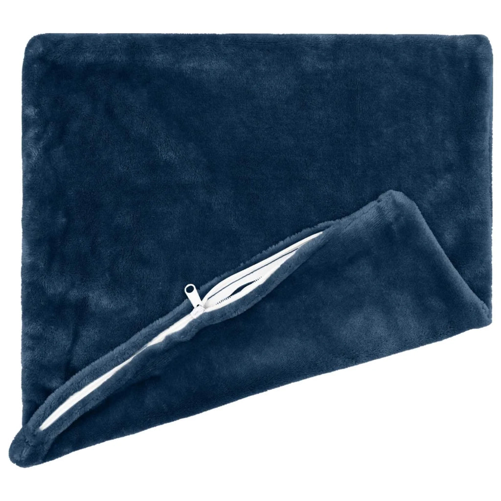 Cuscino da Lanciare 2 pz HEERLEN Blu navy 45 x 45 cm Flanella 926803