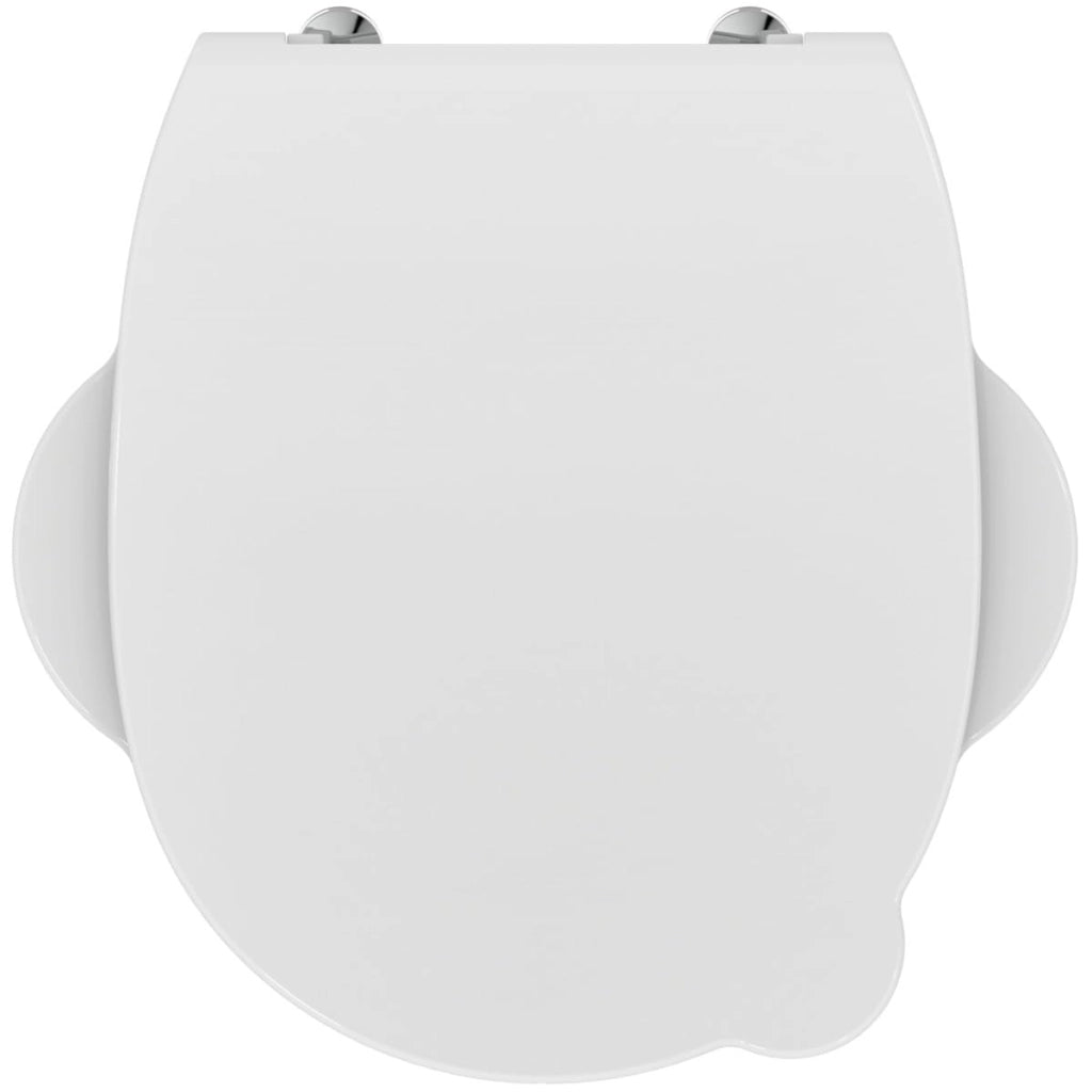 Set di sedili per WC Contour 21, per bambini 3–7 anni, ovale, plastica, bianco
