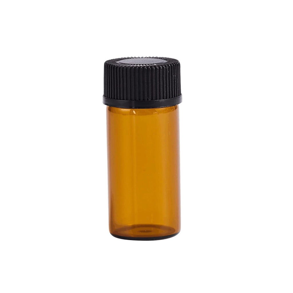 Piccole bottiglie di vetro, 100 pezzi, capacità 3 ml, con tappi a chiusura ridotta