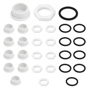 10 cappucci in nylon M25 x 1,5 per cablaggi, con dadi