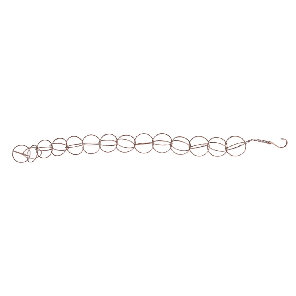 Catena decorativa in ferro, 120 cm, con gancio, ideale per balconi e terrazzi