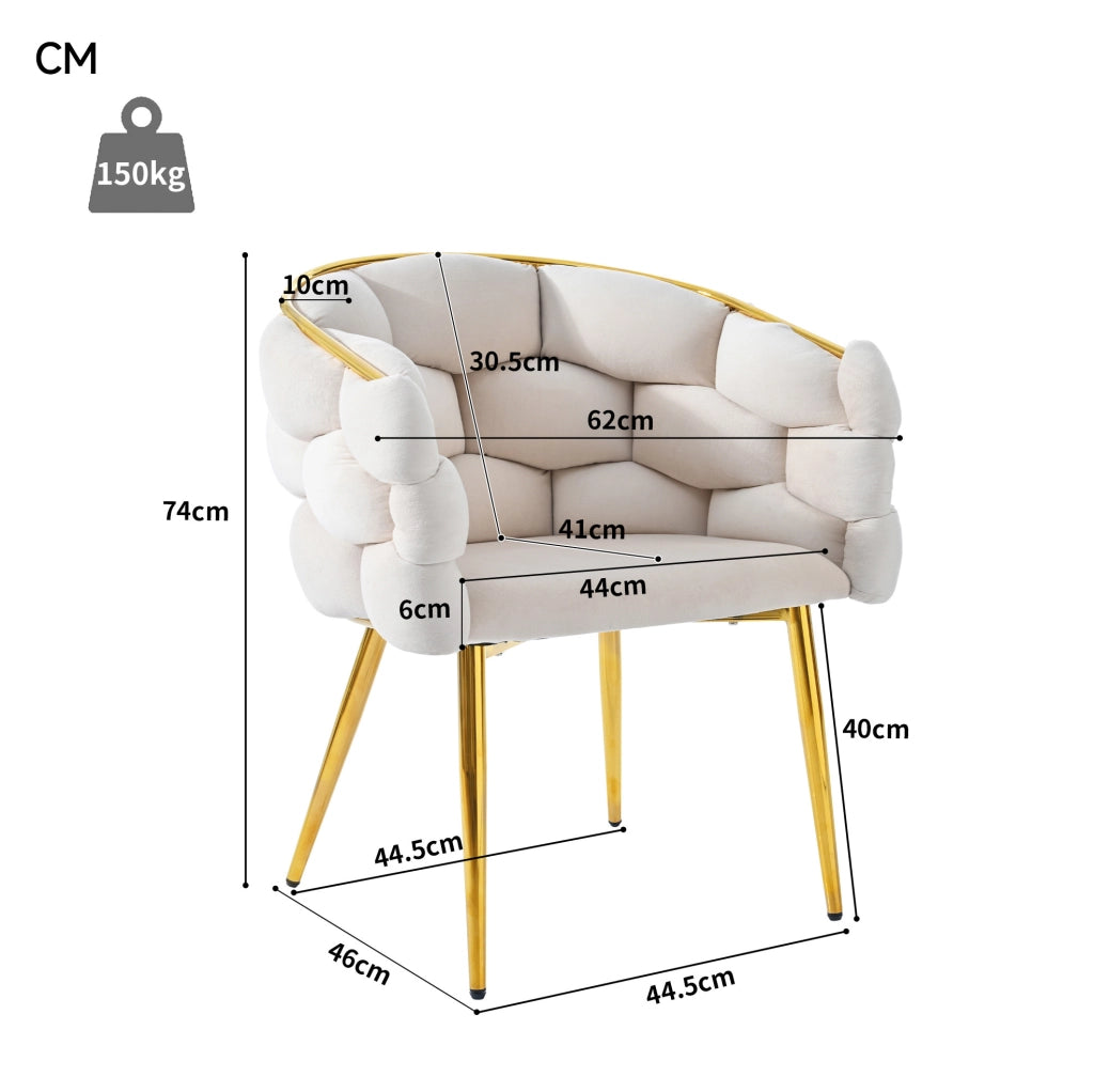 TAVOLO da pranzo con 4 sedie, 140x80 cm, MDF e velluto, Set da 5 pezzi