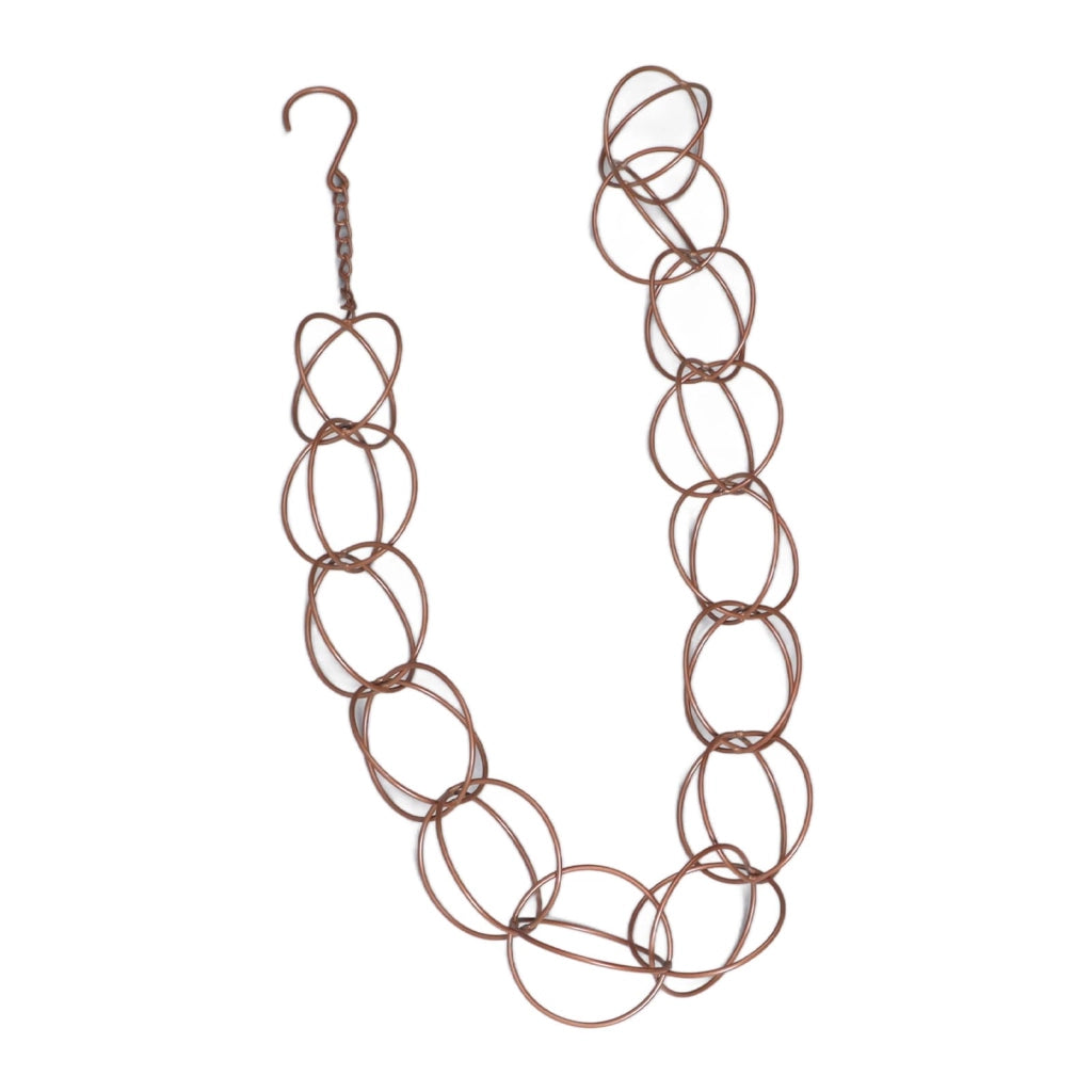 Catena decorativa in ferro, 120 cm, con gancio, ideale per balconi e terrazzi