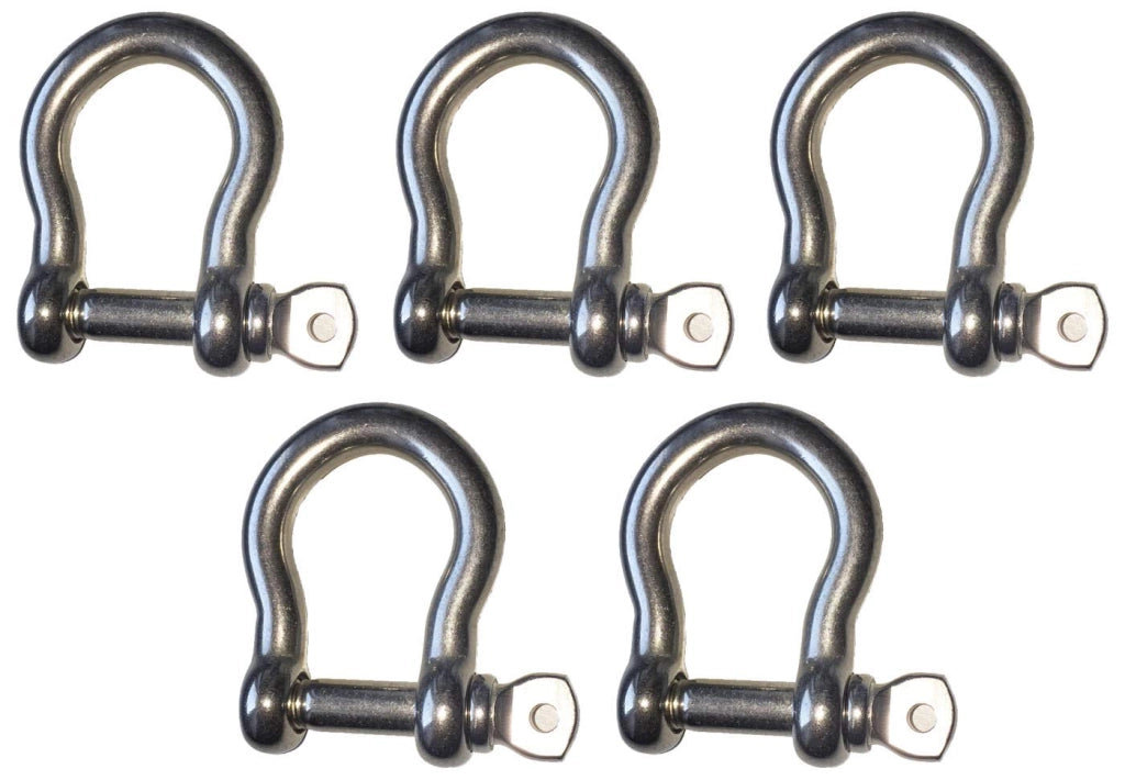 Chiusura ondulata, acciaio inossidabile V4A, 5 pezzi, 4 mm