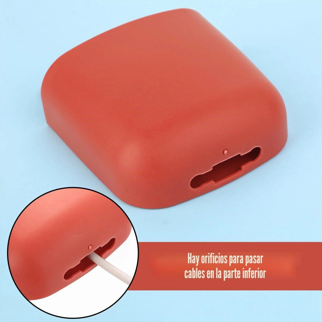 Set di 6 supporti per telecomando, da montare a parete, in 6 colori diversi