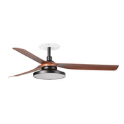 PUNT RECESSED TAK M Ventilatore nero/noce 4000K