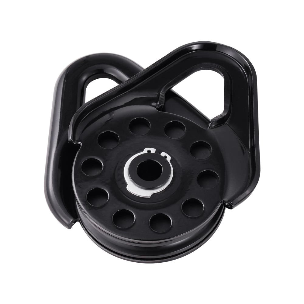 TK-13.5T Snatch Block Carrucola per Verricello 14,5 T, Sistema Recupero Fuoristrada per ATV UTV Camion con Cavo 9,5 mm Robusto