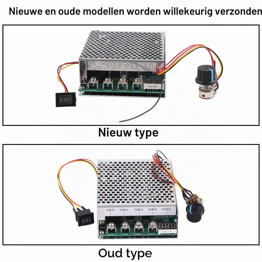 Regolatore per motori DC, 10-55V, 100A, con display digitale PWM