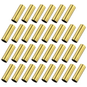 30 tubi di ottone rotondi, diametro 30 mm, diametro interno 10 mm, spessore della parete 0,5 mm