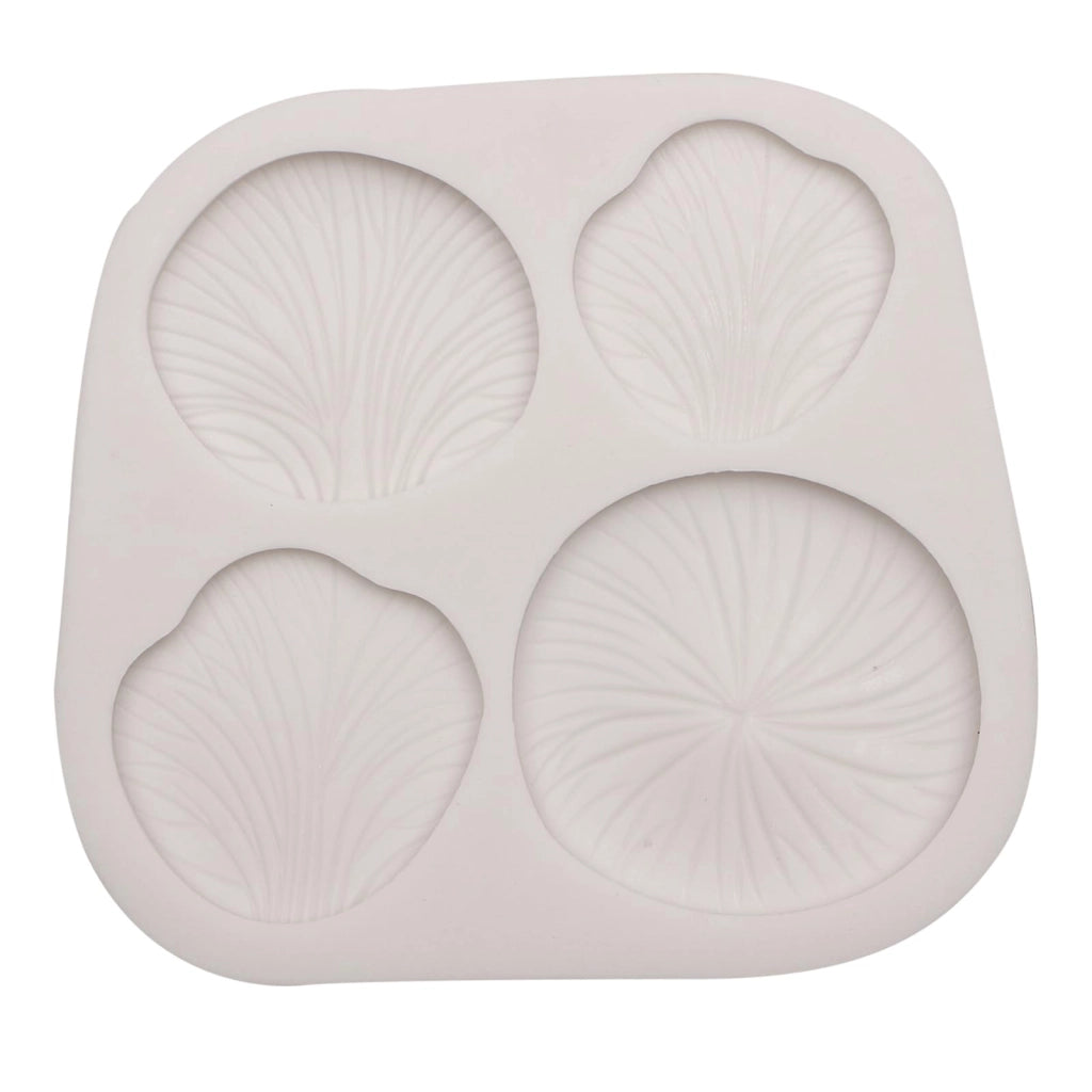 Stampo in silicone a forma di fungo e Ginkgo Biloba, confezione da 2 pezzi, dimensioni 20x11 cm