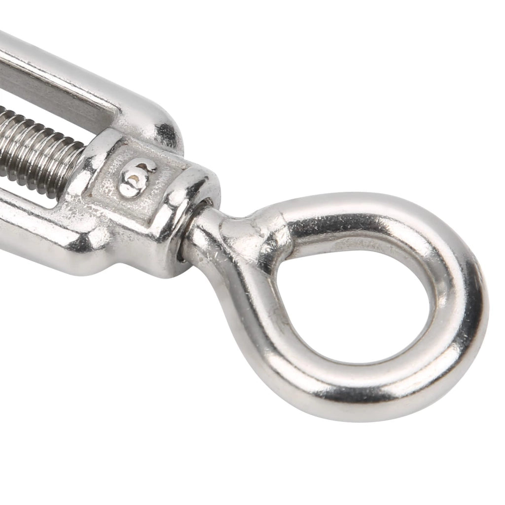 10 pezzi tenditori a occhiello M6 in acciaio inox per cavo d'acciaio o fune, tenditore, tendicavo