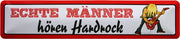 Targa in metallo per esterni, modello "Hard Rock", dimensioni 46 x 10 cm