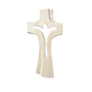 Croce in legno di Betlemme, 16 cm, dipinta a mano, a tema religioso