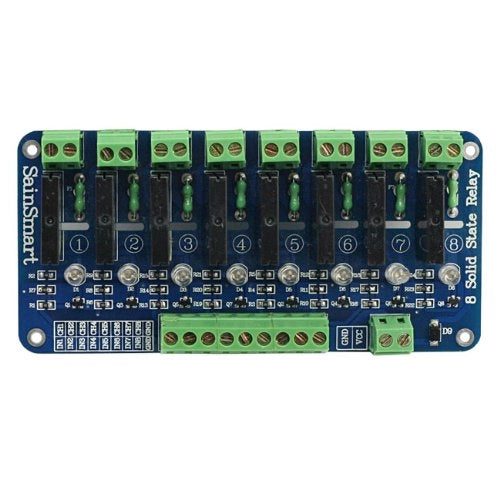 Modulo SSR a 8 canali, 5V, OMRON G3MB-202P, compatibile con Arduino