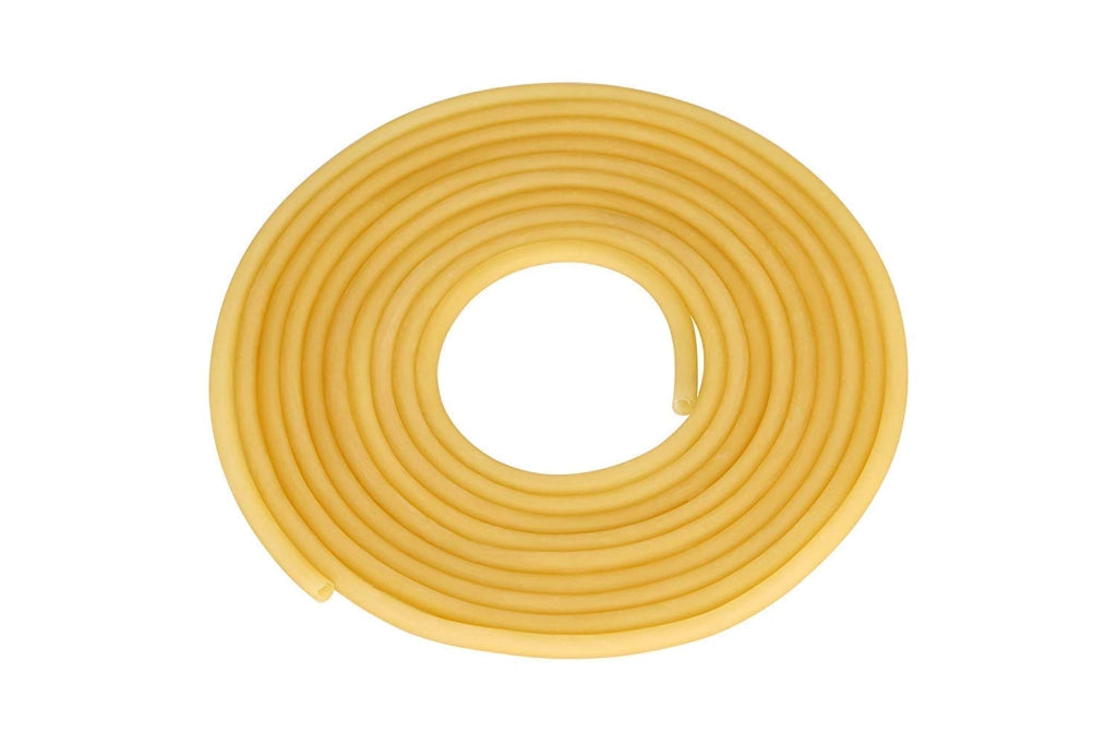 Tubo in gomma naturale, lunghezza 1 metro, dimensioni 5x7 mm, spessore della parete 1 mm