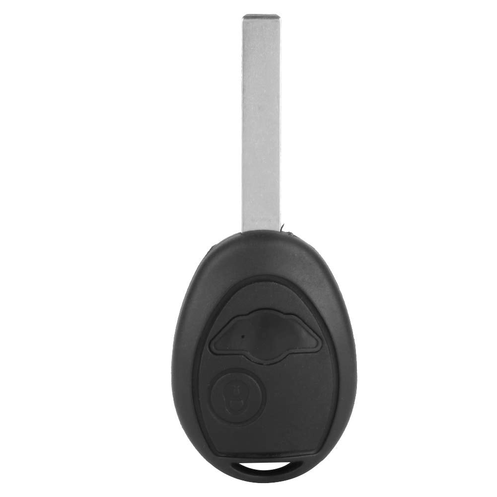 Custodia per chiave auto a 2 pulsanti, in ABS, colore nero, per Mini One S R50