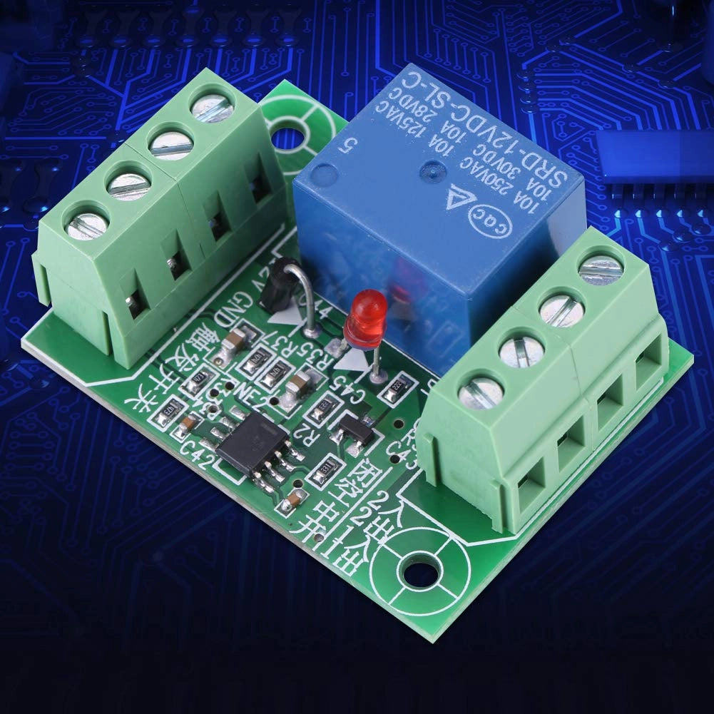 Modulo relè, monicanale, bistabile, 12 V DC, interruttore di comando