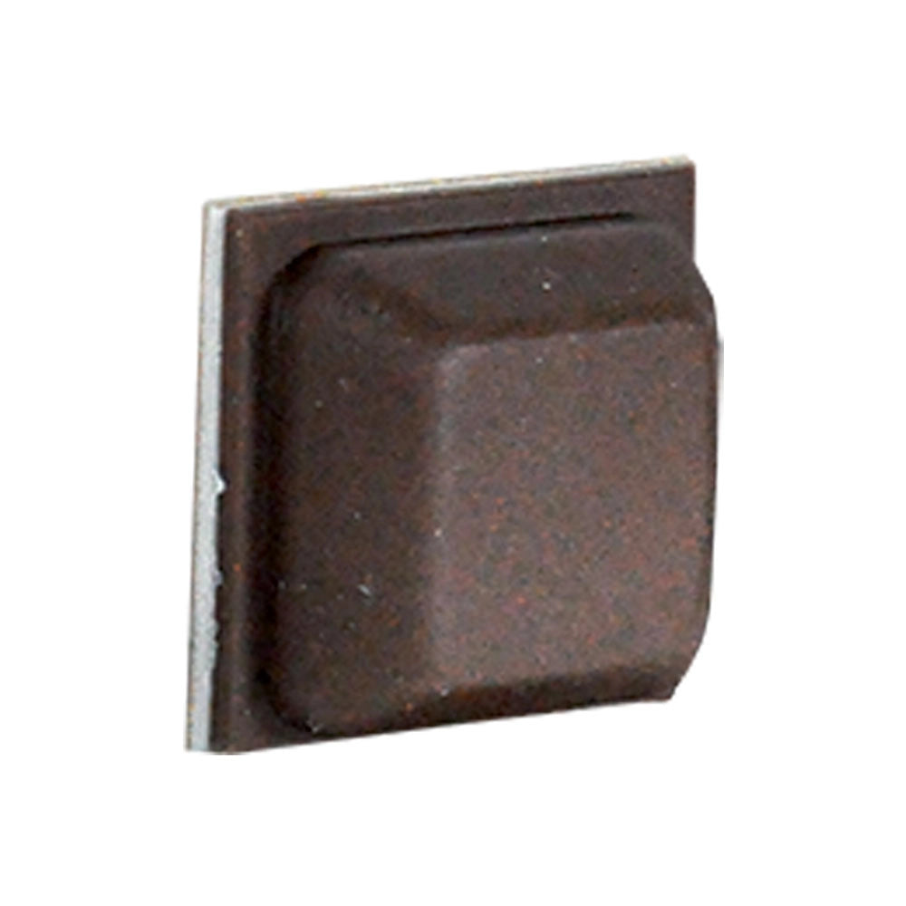 PARACOLPI mm 15 x 15 x 6 - pz  8 marroni