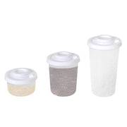 Set di 3 contenitori per sale e pepe, trasparenti, in plastica, di diverse dimensioni