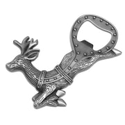 Apertiscatole, modello "Rentier", con magnete, dimensioni 9,9x7,4 cm, realizzato in lega di zinco