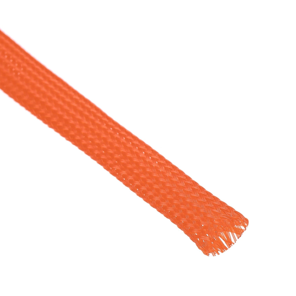 Guaina protettiva per cavi, lunghezza 7,6 metri, larghezza 14 mm, colore arancione, estensibile