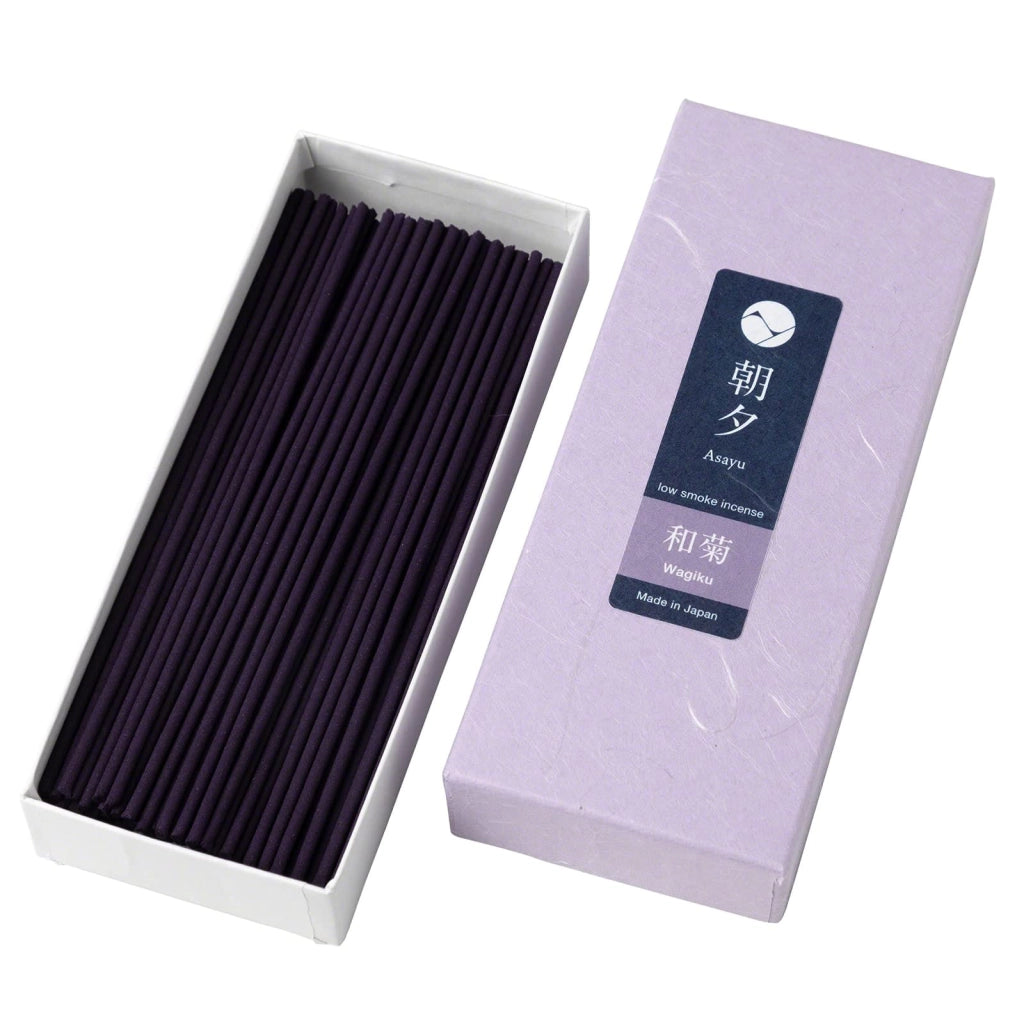 Bastoncini di incenso Wagiku, profumo di crisantemo, confezione da 80 pezzi, peso netto 40 grammi, Giappone