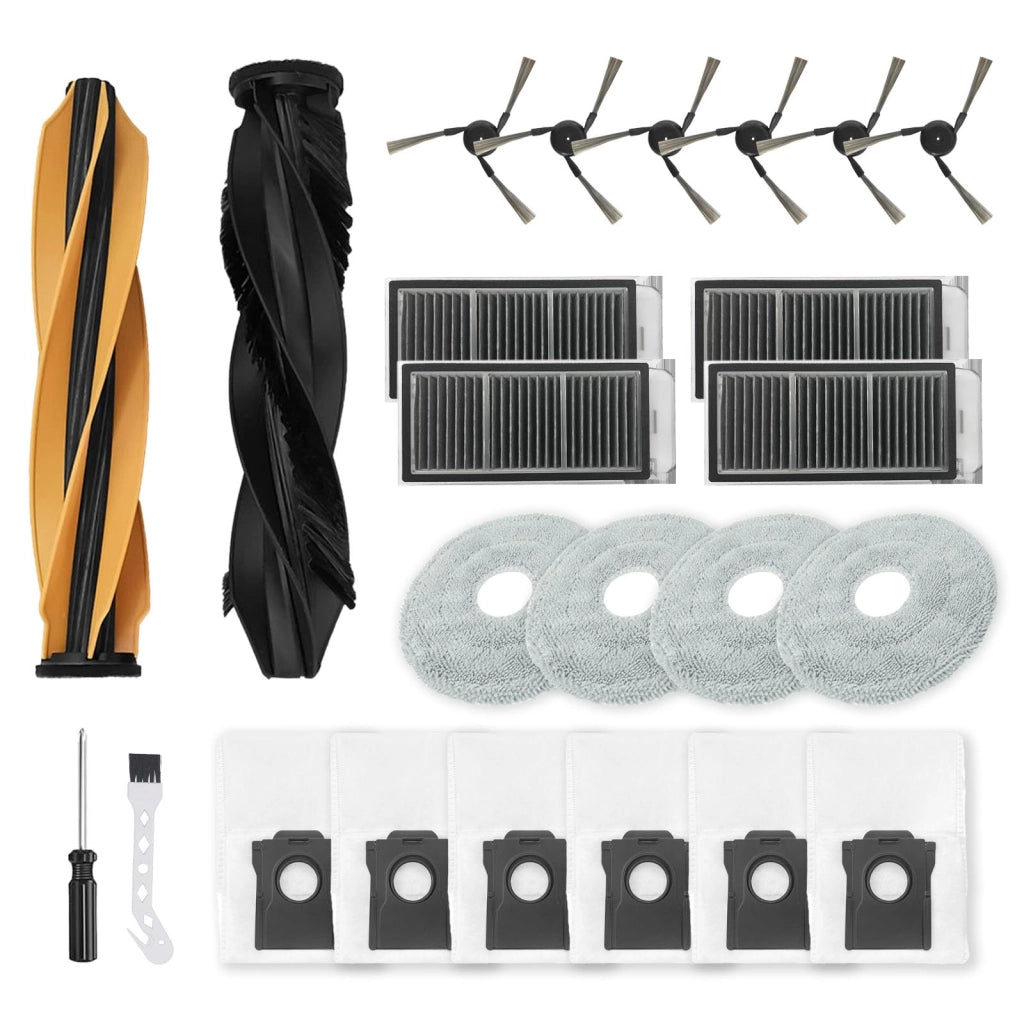 Accessori per Dreame X50 Ultra: set di spazzole, 6 spazzole laterali, 4 filtri