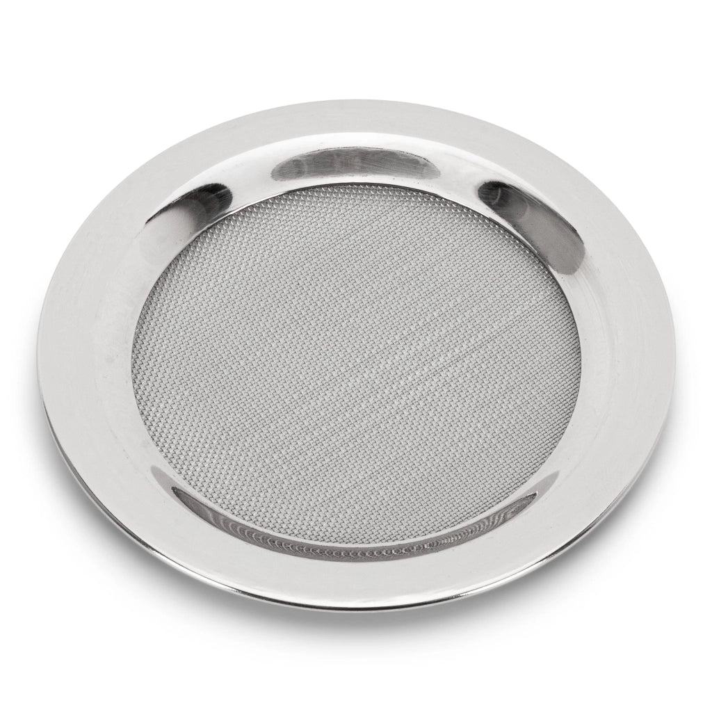 Coperchio in acciaio inossidabile per affumicatura, diametro 10 cm, confezione da 2 pezzi, colore argento